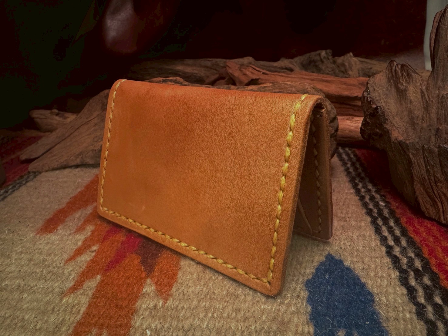 ストレートカードケース ナチュラル